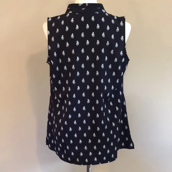 CAbi Navy Memento Blouse - Picture 7 of 13